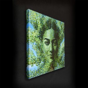 Mother Nature Canvas Print in Room Dark