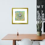 Colour Your Grey Matter Gold Frame In Room